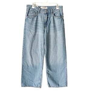 H&M Jeans Womens' 6 Wide Slouch Light Wash NWT
